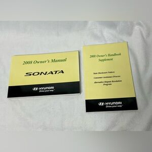 2008 Hyundai Sonata Owner’s Manual & Handbook Supplement